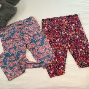 Two pairs Lularoe tall and curvy
